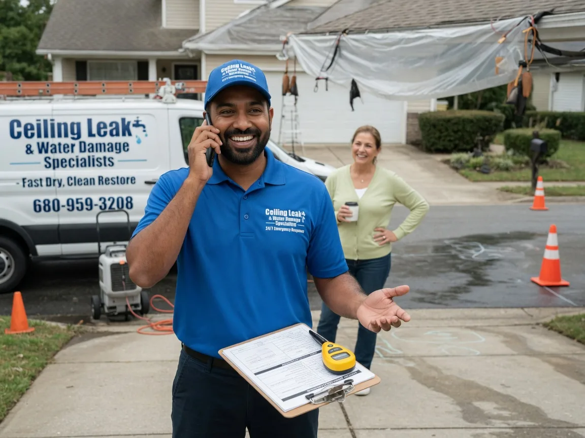 Ceiling Leak Cleanup Riley, KS FAQs